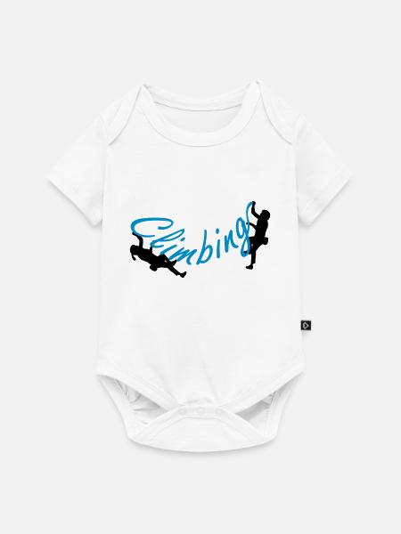 Climbing - Baby Premium Kurzarmbody - Weiß