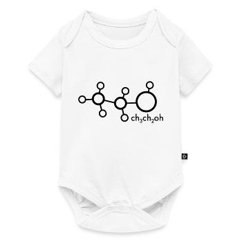 Alcohol (ch3ch2oh) - Baby Premium short-sleeve bodysuit - white - Front