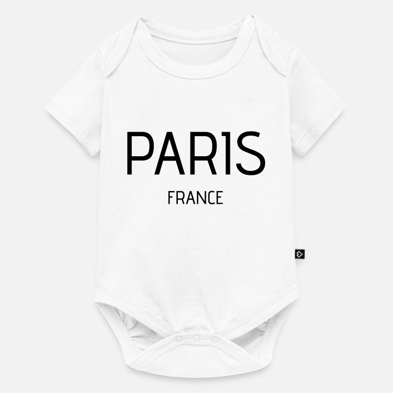 Paris - Body à manches courtes Premium Bébé - blanc
