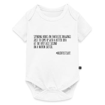Architects and napkins - Baby Premium Kurzarmbody - Weiß - Vorne