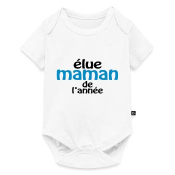 Maman de l'année (2c) - Body à manches courtes Premium Bébé - blanc - Devant
