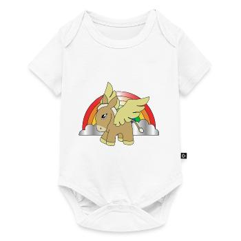 unicorn elf fairy fairies princess - Baby Premium short-sleeve bodysuit - white - Front