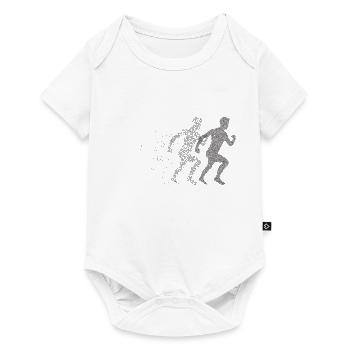 coureur - Body à manches courtes Premium Bébé - blanc - Devant