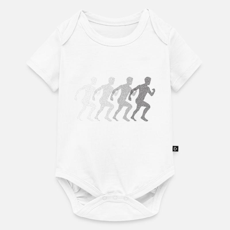 runner - Baby Premium short-sleeve bodysuit - white