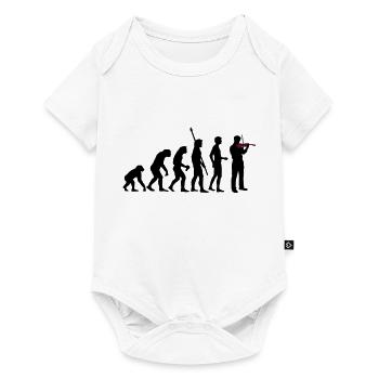 evolution_geiger - Baby Premium Kurzarmbody - Weiß - Vorne