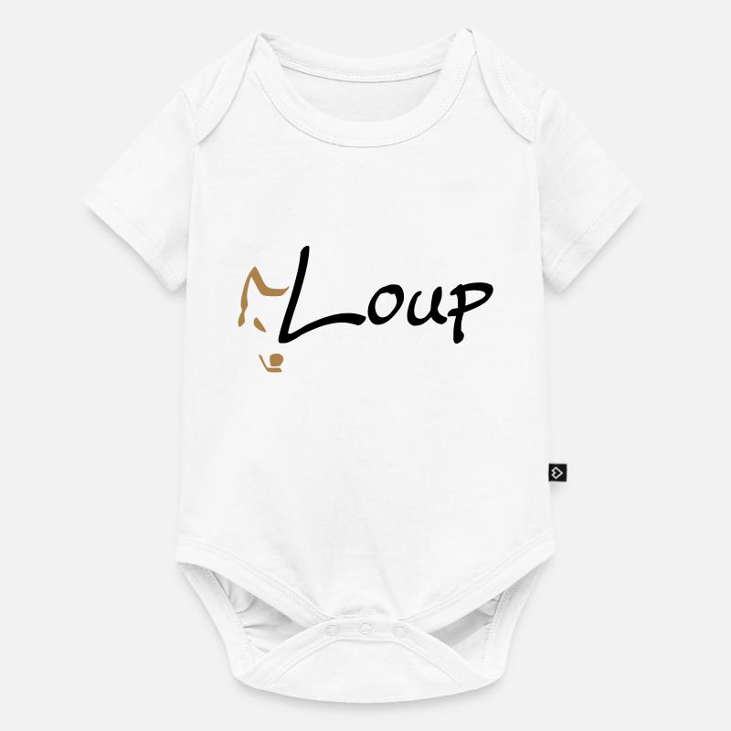 loup - Baby Premium short-sleeve bodysuit - white