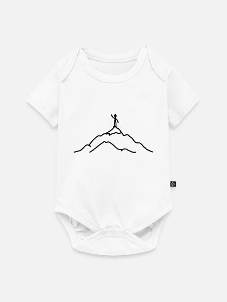 climber - Baby Premium Kurzarmbody - Weiß