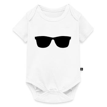 lunette de soleil 1004 n - Body à manches courtes Premium Bébé - blanc - Devant