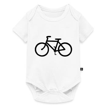 Bicycle - Baby Premium short-sleeve bodysuit - white - Front