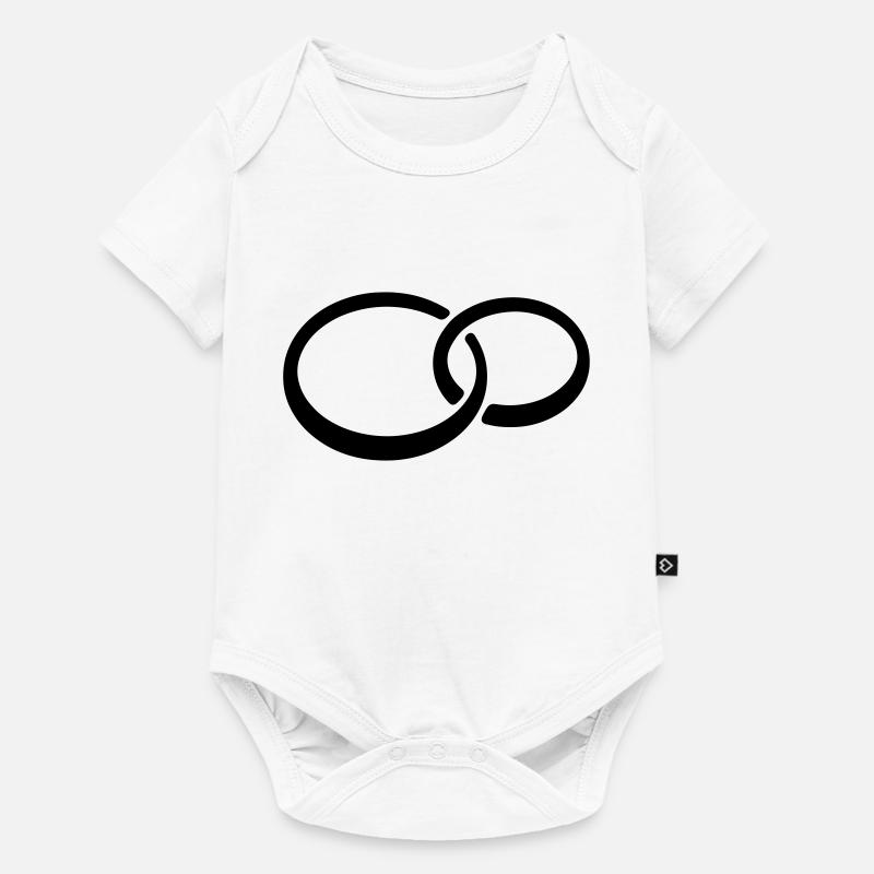Trauringe - Baby Premium Kurzarmbody - Weiß