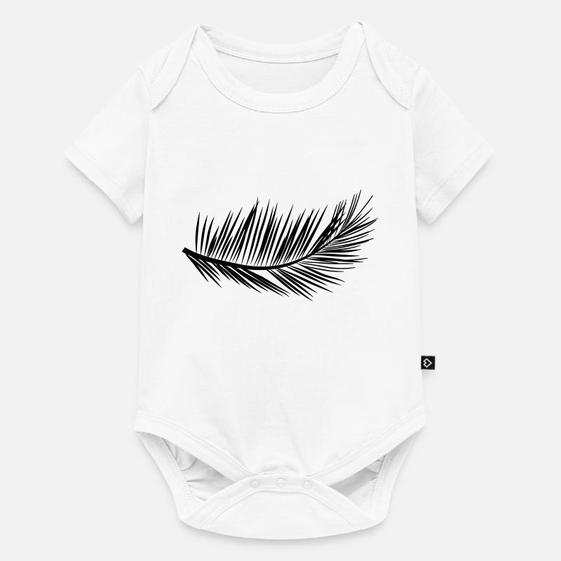 Palme vacances cadeau idée - Body à manches courtes Premium Bébé - blanc