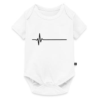 beat_music_arzt_doctor_herz____f1 - Baby Premium Kurzarmbody - Weiß - Vorne