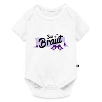 Le cadeau de partie de poule mariée - Body à manches courtes Premium Bébé - blanc - Devant