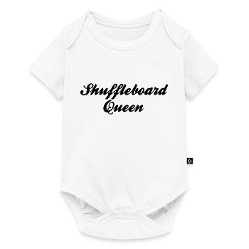 shuffleboard queen - Baby Premium short-sleeve bodysuit - white - Front