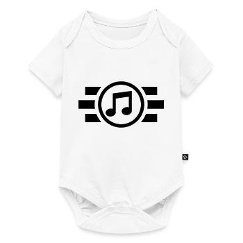 music_f1 - Body à manches courtes Premium Bébé - blanc - Devant