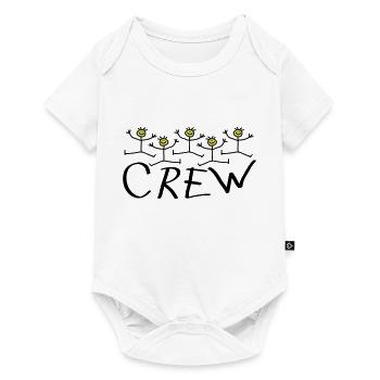 Happy Party Guys Crew - Body à manches courtes Premium Bébé - blanc - Devant