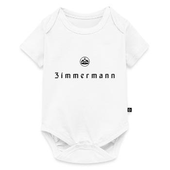 Zimmermann - Baby Premium Kurzarmbody - Weiß - Vorne