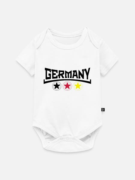 germany - Baby Premium Kurzarmbody - Weiß