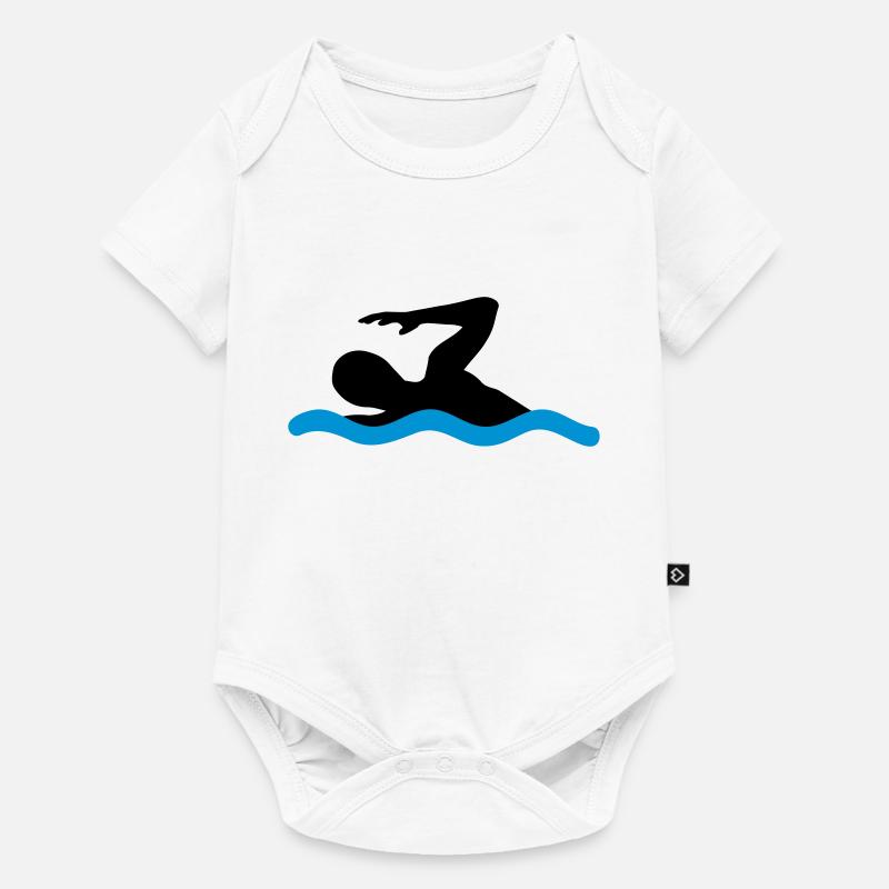 nager - Body à manches courtes Premium Bébé - blanc