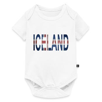 Islande - Body à manches courtes Premium Bébé - blanc - Devant