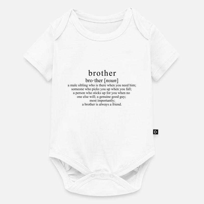 frère - Body à manches courtes Premium Bébé - blanc