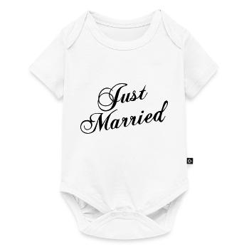 Just Married_V8 - Baby Premium Kurzarmbody - Weiß - Vorne