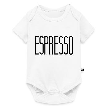 espresso - Body à manches courtes Premium Bébé - blanc - Devant