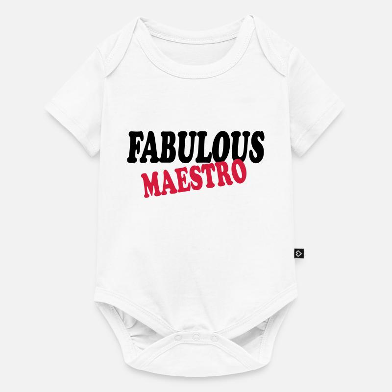 Fabulous maestro 111 - Body à manches courtes Premium Bébé - blanc