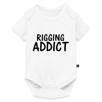 rigging addict - Baby Premium short-sleeve bodysuit - white - Front