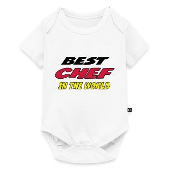 Best chef in the world - Body à manches courtes Premium Bébé - blanc - Devant