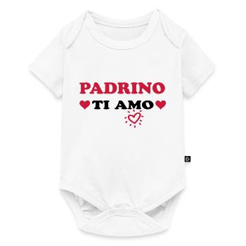 Padrino ti amo - Baby Premium short-sleeve bodysuit - white - Front