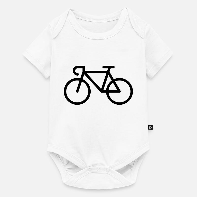 Bicicletta Da Corsa / Bici Da Strada (Pittogramma) - Body Premium a maniche corte per neonati  - bianco