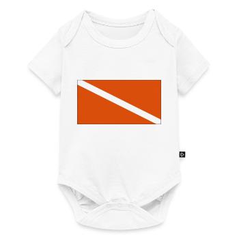 Drapeau de plongée AI - Body à manches courtes Premium Bébé - blanc - Devant