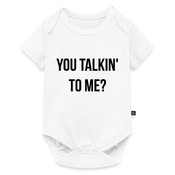 Cinéma / Citation / Série télé / Geek - Body à manches courtes Premium Bébé - blanc - Devant