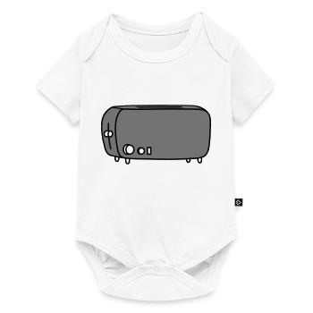 toaster pain pain pain pain - Body à manches courtes Premium Bébé - blanc - Devant