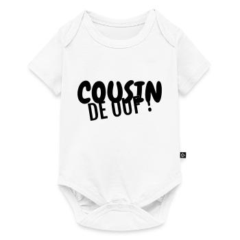 Oncle / Tante / Cousin / Cousine - Body à manches courtes Premium Bébé - blanc - Devant
