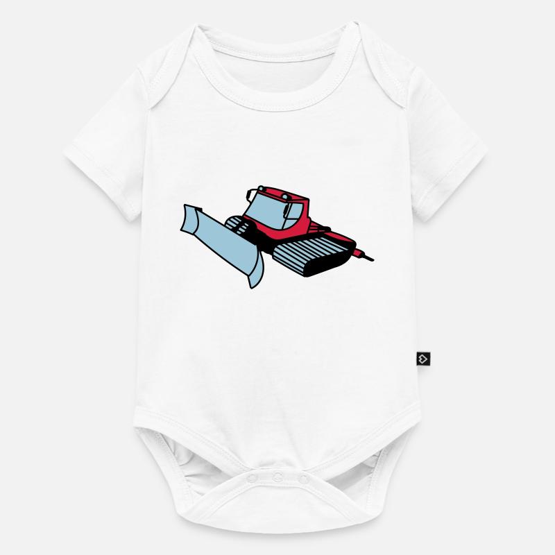 dameuse - Body à manches courtes Premium Bébé - blanc