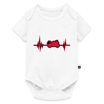 motorrad puls - Baby Premium Kurzarmbody - Weiß - Vorne