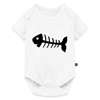 fischgraete - Body à manches courtes Premium Bébé - blanc - Devant