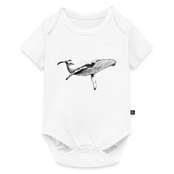 Blue Whale - Baby Premium short-sleeve bodysuit - white - Front