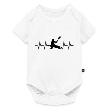 Kayak Heartbeat - Body à manches courtes Premium Bébé - blanc - Devant