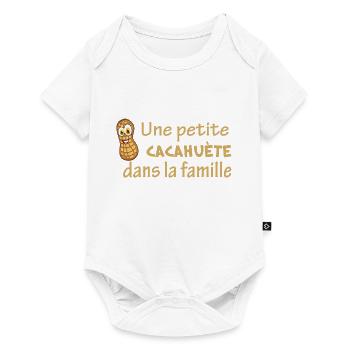 Doudou je t'aime - Body à manches courtes Premium Bébé - blanc - Devant