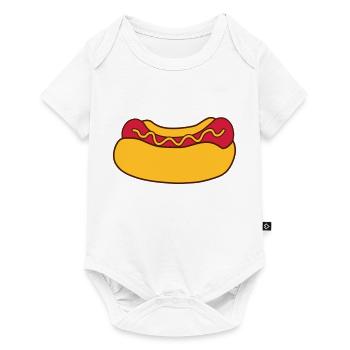 Hot Dog Sausage - Baby Premium short-sleeve bodysuit - white - Front