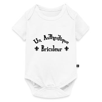 Un Authentique Bricoleur - Body à manches courtes Premium Bébé - blanc - Devant