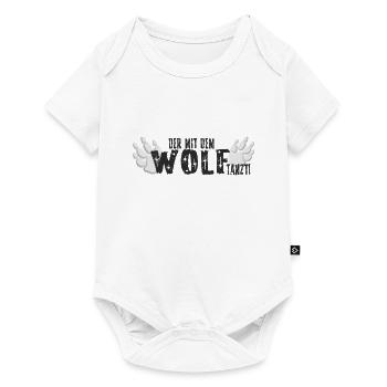 Wolf Dances Dancing with the Wolf - Baby Premium short-sleeve bodysuit - white - Front