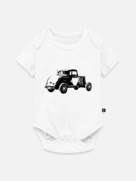 Auto - Baby Premium Kurzarmbody - Weiß