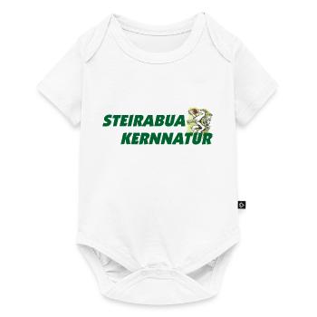 Steirabua mit ana Kernnatur Steiermark Geschenk - Baby Premium Kurzarmbody - Weiß - Vorne