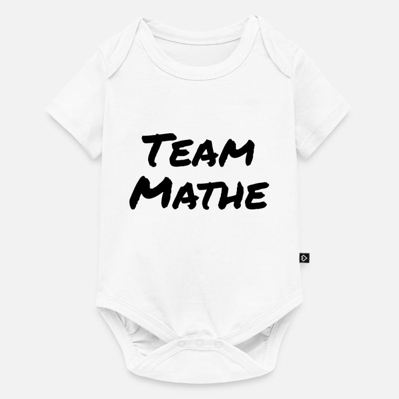 Équipe de maths - Body à manches courtes Premium Bébé - blanc
