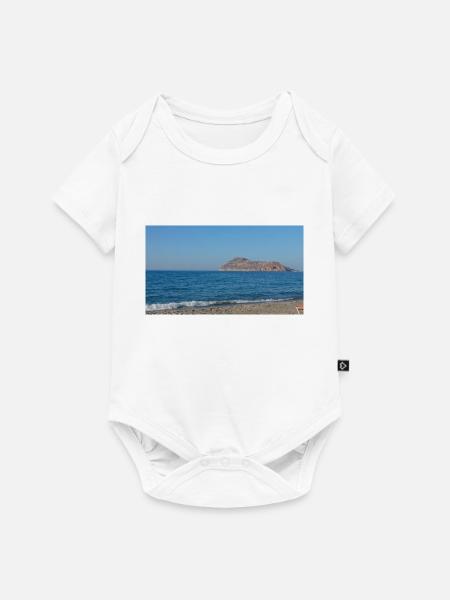 Griechische Landschaft - Baby Premium Kurzarmbody - Weiß