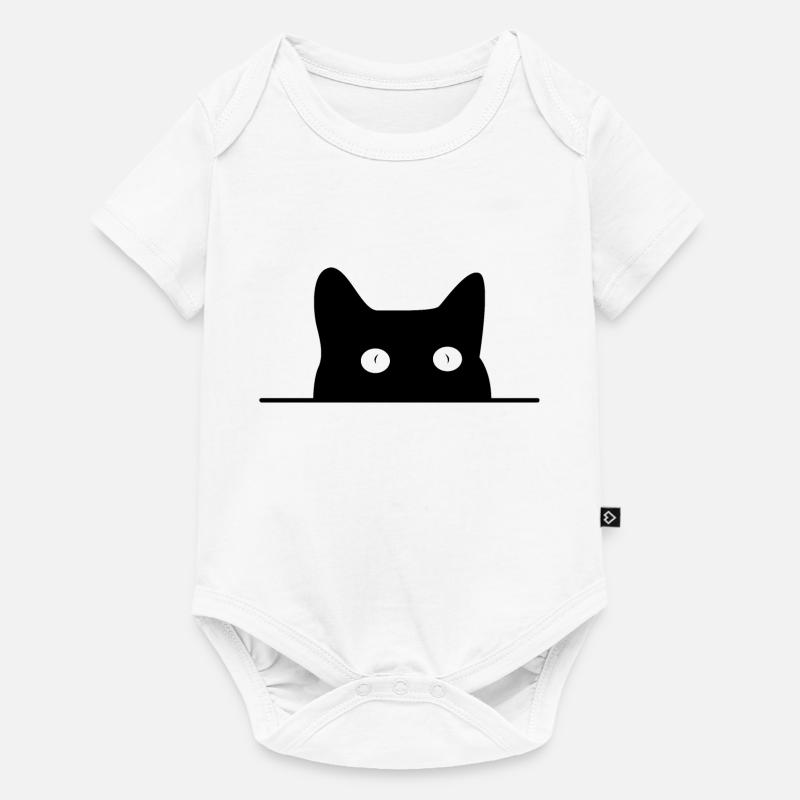 chat - Body à manches courtes Premium Bébé - blanc